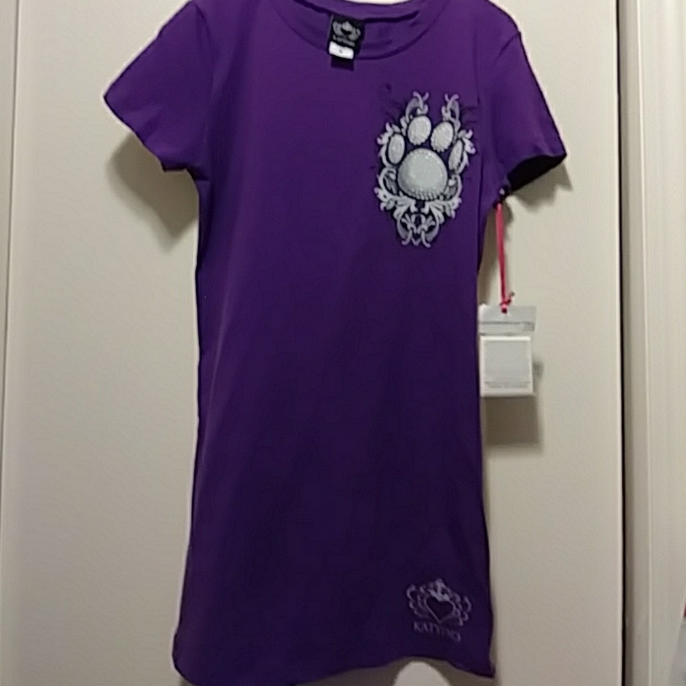 Katydid Stretch Bling Paw Shirt